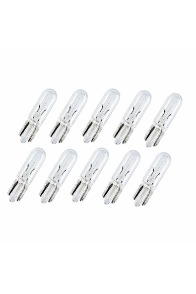 İncirOTO 12v T5 1.2w Küçük Dipsiz Gösterge Ampulü 10 Adet Mini - 2