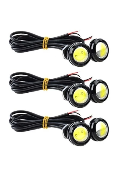 ARSVİSİON AUTO ACCESSORIES Ayna Altı Led Kartal Göz Led 2'li Beyaz Led Pra ürün görseli
