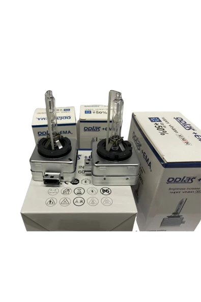 ARSVİSİON AUTO ACCESSORIES D1s 6000k Xenon Ampul Beyaz %50 Fazla Işık Oplas Super Vision
