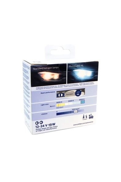 Philips Ultinon Essential Led Xenon H3 12v 24v Uyumlu 6500k - Resim 4