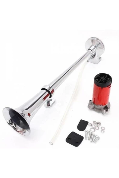 ARSVİSİON AUTO ACCESSORIES Marine Korna 12v Kendinden Motorlu Krom Havalı Korna