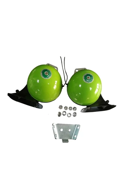 e otomarket Yeşil Çat Çat Korna Mıtsuba Tip 12 Volt ürün görseli 1