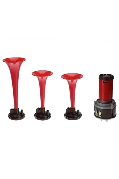 Carub 12v Havalı Korna 3 Lü Motorlu Br2751514