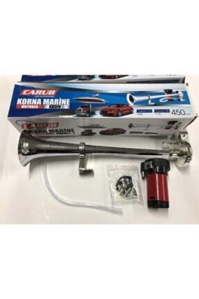 ARS Marin Korna 12v Kendinden Motorlu Krom Havalı Korna - 4