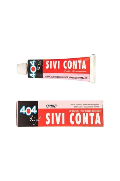 404 Sıvı Conta Kırmızı 45 gr