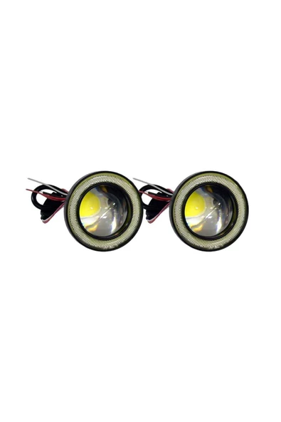 Kgn 90 Mm Mercekli Sis Lambası Angel Cob Neon Beyaz 0806069