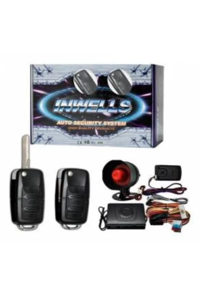 Carub Inwells Sustalı Oto Alarm 12 Volt Çift Kumanda