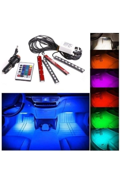 Alpha 12 Ledli Ayak Altı Led Lamba Sese Duyarlı Led Müziğe Duyarlı Led
