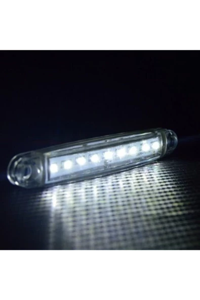 EMIR 10 Adet 9 Ledli Parmak Led Dorse Lamba 12v-24v Beyaz