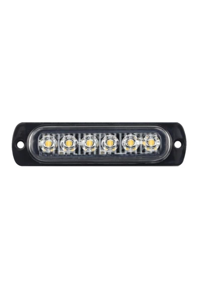 FORMPLAS 6 Ledli Mercekli Çakar Lamba Beyaz 12-24v