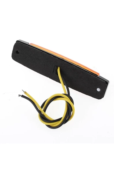 Emr Dorse Parmak Lamba 12 -24 Volt 6 Ledli Sarı Renk 10 Adet Parmak Led Dorse Kamyon Led Lamba Turuncu - 4