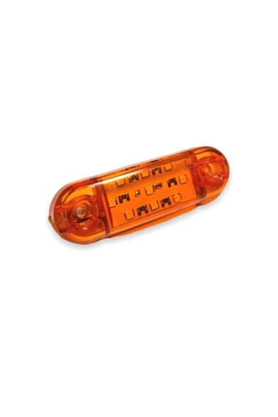 POLATLI OTO AKSESUAR 10 Adet Tombul Parmak Led Sarı 12V - 24V - 4