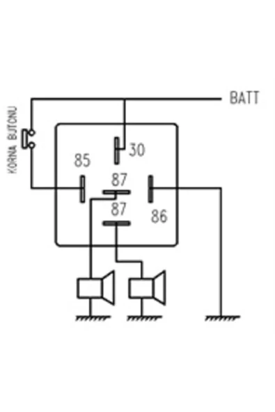 Inwells (iki Adet) Mini Role 12v, 5 Uçlu, 40 A, Far, Korna, Fan, Lpg Rolesi (inwells 011010) - 2