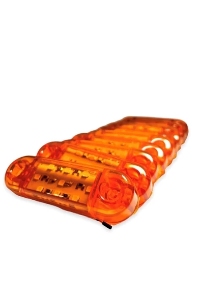 POLATLI OTO AKSESUAR 10 Adet Tombul Parmak Led Sarı 12V - 24V - 2