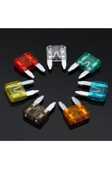 Car19 Mini Bıçak Sigorta Karışık (5 A*7.5 A*10 A*15 A*20 A*25 A*30 A) (100 Ad) - 2