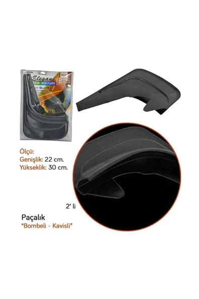 Carub Bombeli Kavisli Paçalık 2'li Siyah Br5100205 - 2