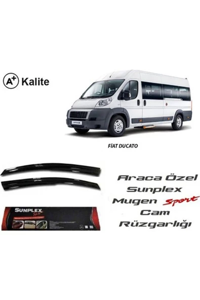 SUNPLEX Fiat Ducato Cam Rüzgarlığı 2007 Mugen Tip