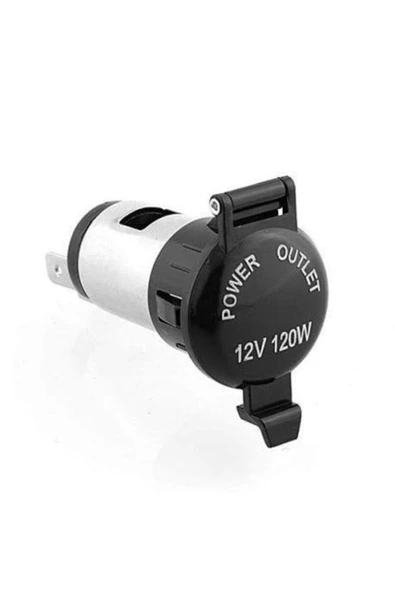 ARSVİSİON AUTO ACCESSORIES Şarj Enerji Soketi Çakmak Yuvası Kapaklı 120w 12 Volt