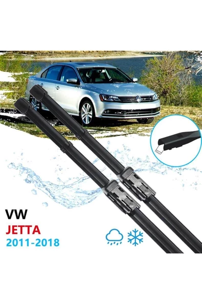 FESAN Volkswagen Jetta Ön Cam Muz Silecek Takımı 2011--2018