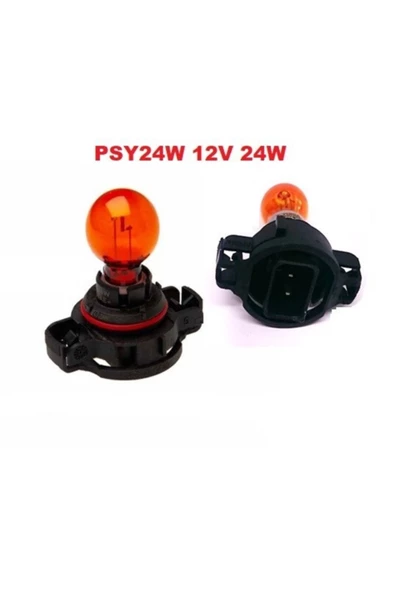Light Ayna Sinyal Gündüz Farı Soketli Ampul Psy24w 12v 24w Turuncu