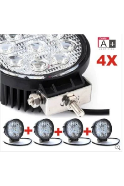 Ars 4 Adet 9 Led Off Road Sis Farı Sis Lambası Gemi Tekne Yat Farı