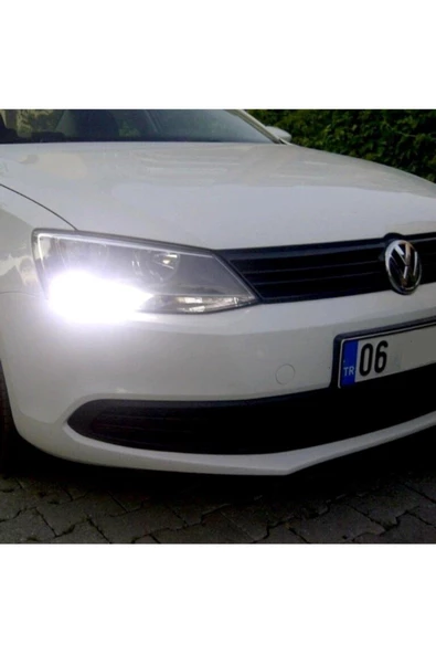 ARSVİSİON AUTO ACCESSORIES Jetta Mk6 Drl Mercekli Led Gündüz Farı Ampulü 144 Led Beyaz