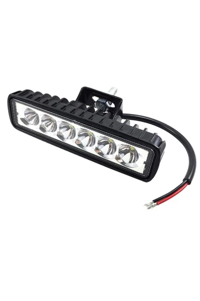 Yağmur Tek Sıra 6 Led Çalışma ve Sis Far Lambası 12 24 Volt - 3