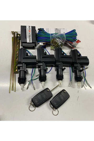ARSVİSİON AUTO ACCESSORIES Merkezi Kilit Sustalı Anahtar 12v Uzaktan Kumandalı