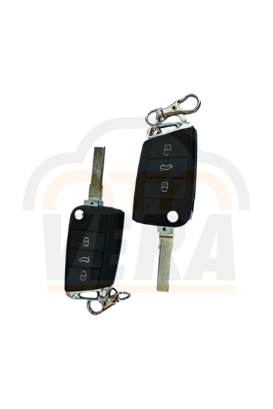 Inwells Sustalı Kumandalı Inwells 3445 12 Volt Oto Alarm Yeni Anahtar - 2