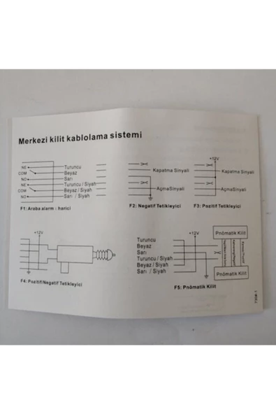 SRC Sustalı Açma Kapama Seti Sustalı Uzaktan Kumandalı Set 12 Volt - Resim 3