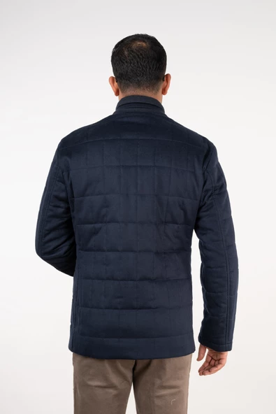 NOTRA REGULAR FİT DÜĞMELİ KAŞE KABAN - 10