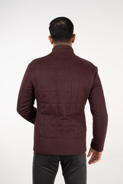 NOTRA REGULAR FİT DÜĞMELİ KAŞE KABAN - 5