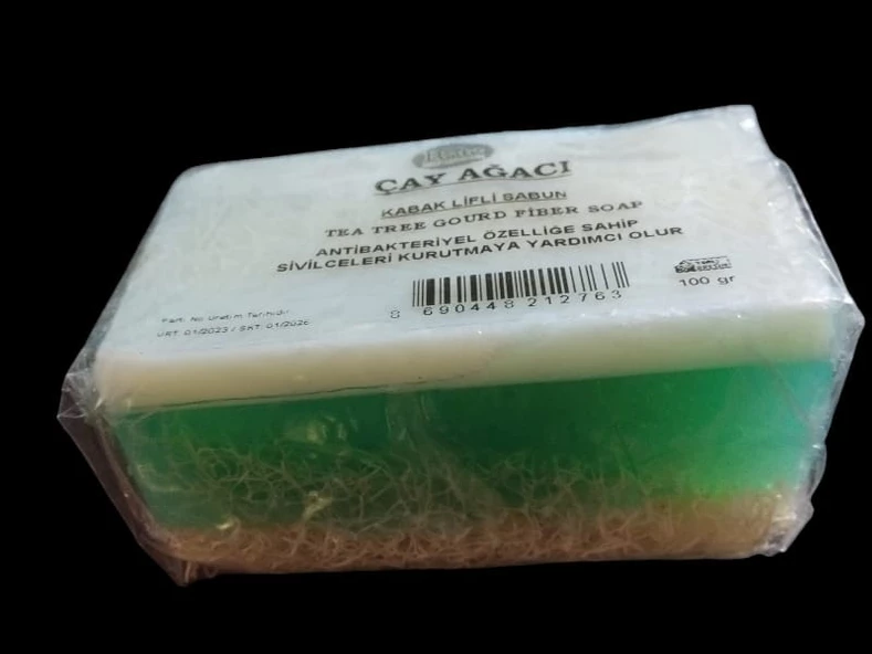 Bote Naturel Çay Ağacı Kabak Lifli Sabun