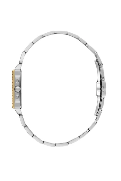 Santa Barbara Polo Racquet Club SB.1.10574-4 Dikdörtgen Kadran Taşlı Tasarım Metalik-Altın Kadın Kol Saati - 2