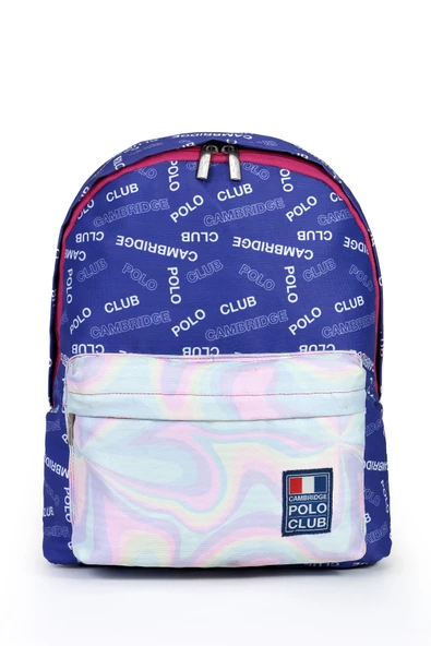 Çocuk Kol Saati Hediyeli Cambridge Polo Club Büyük Kapasiteli Çocuk Okul Çantası CPC.4010.C005 - 5