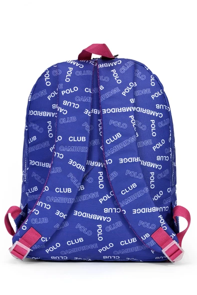 Çocuk Kol Saati Hediyeli Cambridge Polo Club Büyük Kapasiteli Çocuk Okul Çantası CPC.4010.C005 - 2