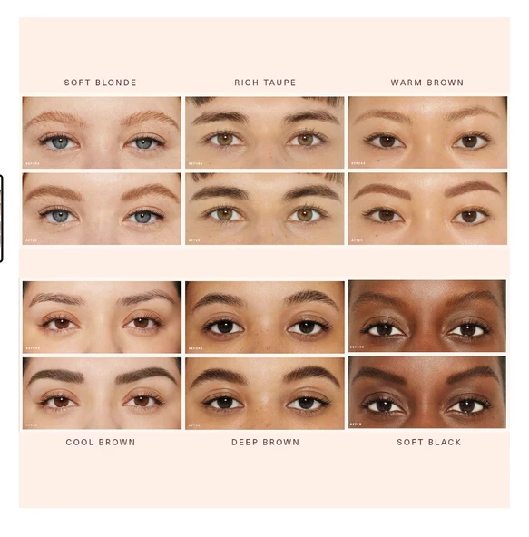 Rare Beauty Brow Harmony Precision Pencil Soft Black- Kaş Kalemi - 2