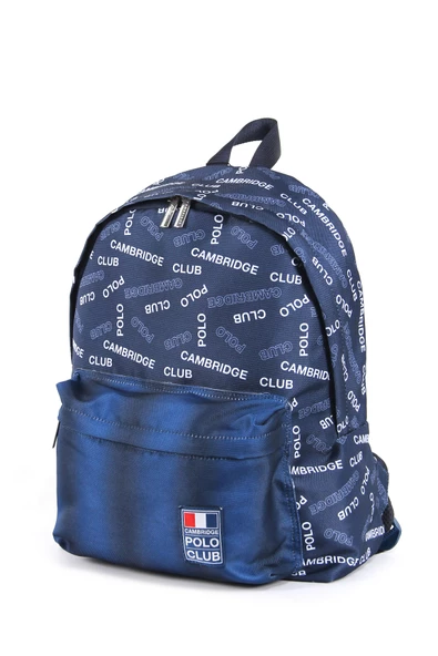 Çocuk Kol Saati Hediyeli Cambridge Polo Club Büyük Kapasiteli Çocuk Okul Çantası CPC.4010.C011 - 4