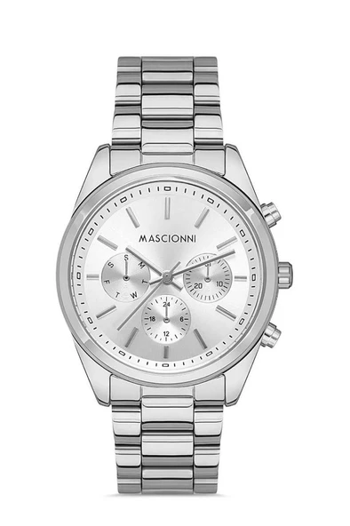 Mascionni M.1.2067.01 Metal Kordonlu Metalik Renk Kadın Kol Saati