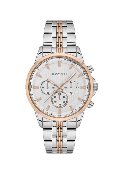 Mascionni M.1.1227.06 Fonksiyonlar Pasif Metalik-Rose Kadın Kol Saati ürün görseli 1
