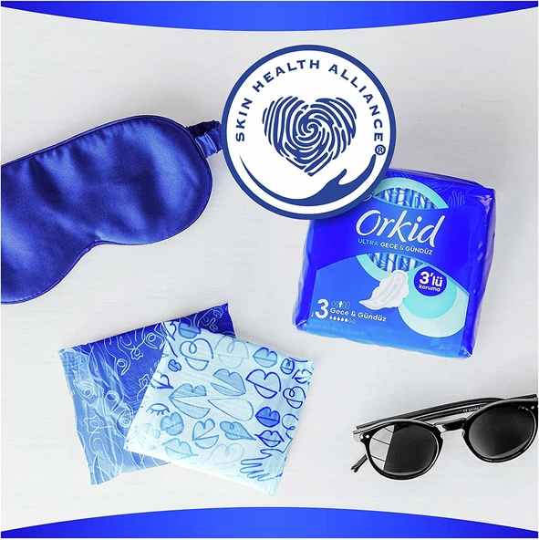 Orkid Hijyenik Ped Ultra Extra Koruma Gece&Gündüz 108 Adet Süper Ekonomik Pk (6PK*18) - 9