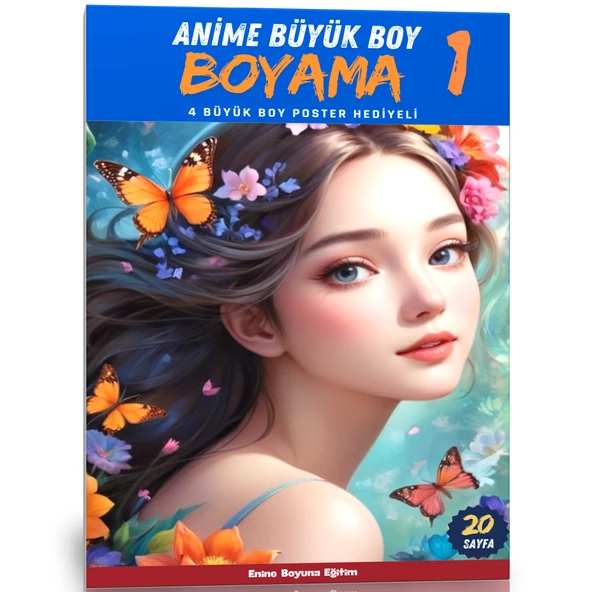 Anime Boyama Kitabı-1 (Büyük BOY)