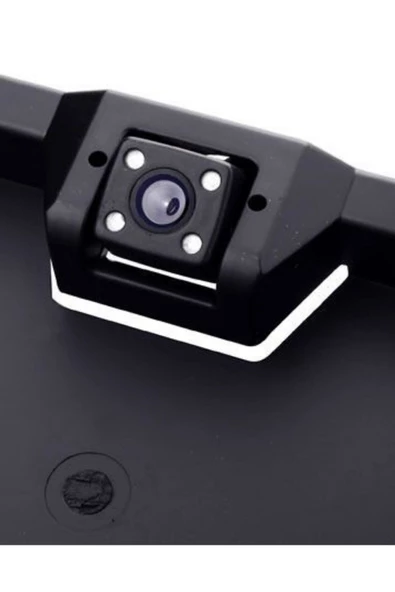 Su Geçirmez Universal Profesyonel Araba Arka Plakalık Arka Görüş Kameralı Aydınlatmalı Ledli Set - 5