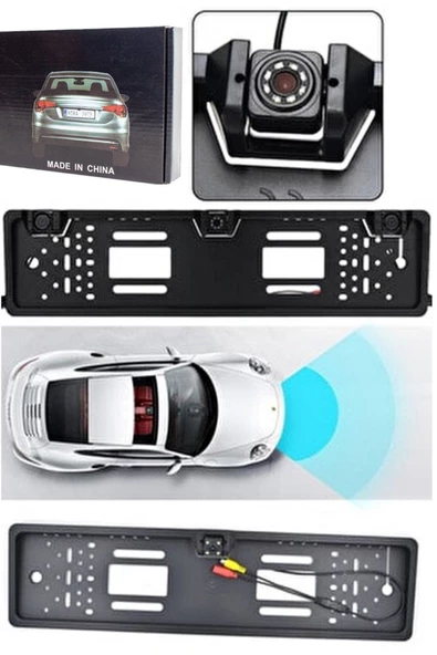 Su Geçirmez Universal Profesyonel Araba Arka Plakalık Arka Görüş Kameralı Aydınlatmalı Ledli Set - 4
