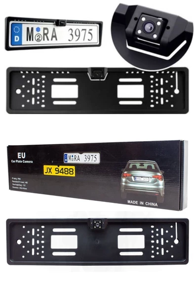 Su Geçirmez Universal Profesyonel Araba Arka Plakalık Arka Görüş Kameralı Aydınlatmalı Ledli Set - 2
