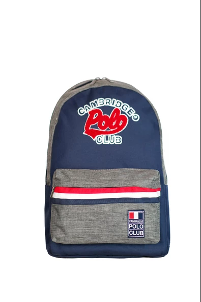 Çocuk Kol Saati Hediyeli Cambridge Polo Club Büyük Kapasiteli Çocuk Okul Çantası CPC.4039.C011 - 2