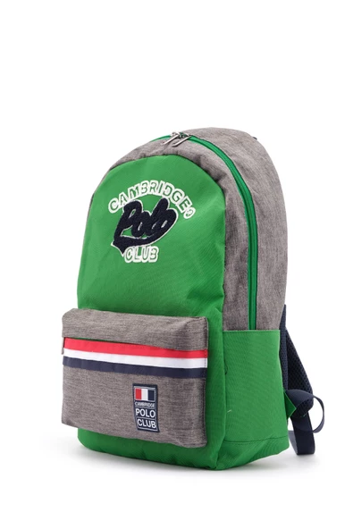 Çocuk Kol Saati Hediyeli Cambridge Polo Club Büyük Kapasiteli Çocuk Okul Çantası CPC.4039.C032 - 3