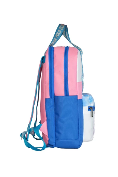 Çocuk Kol Saati Hediyeli Cambridge Polo Club Büyük Kapasiteli Çocuk Okul Çantası CPC.4042.C0026 - 4