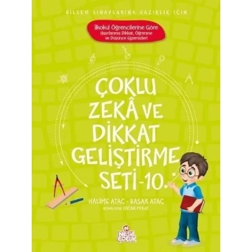 Çoklu Zeka ve Dikkat Geliştirme Seti (10 Kitap)