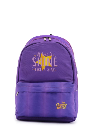 Çocuk Kol Saati Hediyeli Cambridge Polo Club Büyük Kapasiteli Çocuk Okul Çantası CPO.4087.C005 - 5